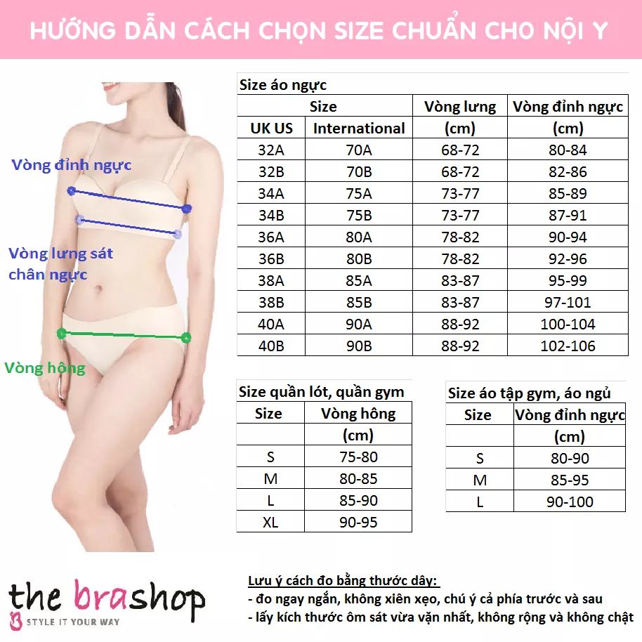 Áo Ngực Ren Dây Cách Điệu Thebrashop AR1 - Trắng