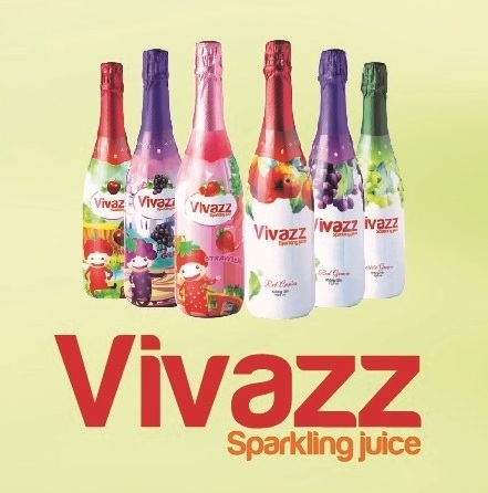 Nước Trái Cây Có Gas Vivazz Sparkling Juice Người Lớn Táo Đỏ R0106015 (720ml)
